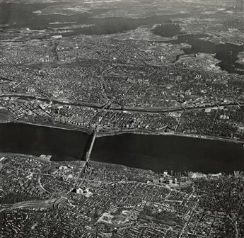 (NEW YORK CITY) A group of approximately 45 aerial photographs of the Big Apple.